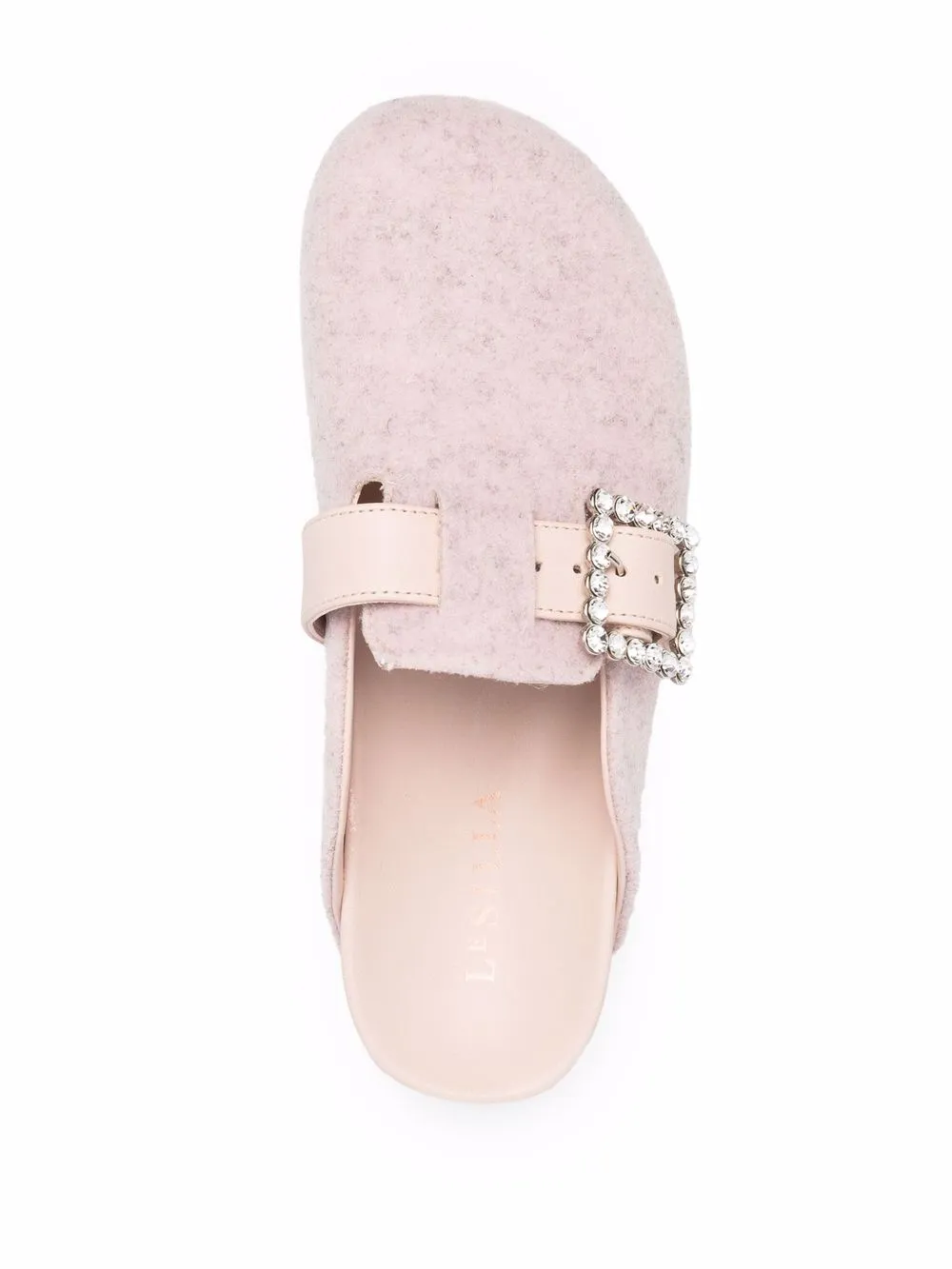 Le Silla Rita buckle-embellished slippers Pink
