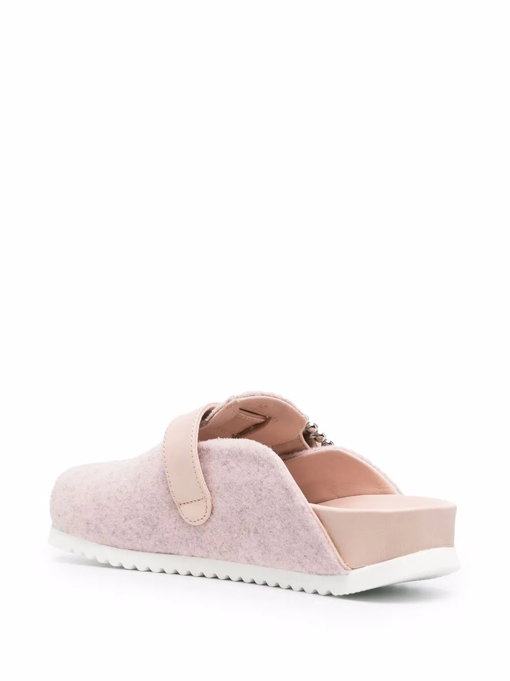 Le Silla Rita buckle-embellished slippers Pink