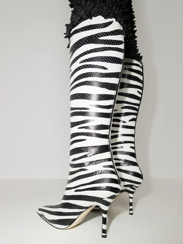 zebra print boots