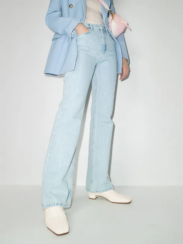 BY FAR Este 30mm スクエアトゥ アンクルブーツ 通販 - FARFETCH