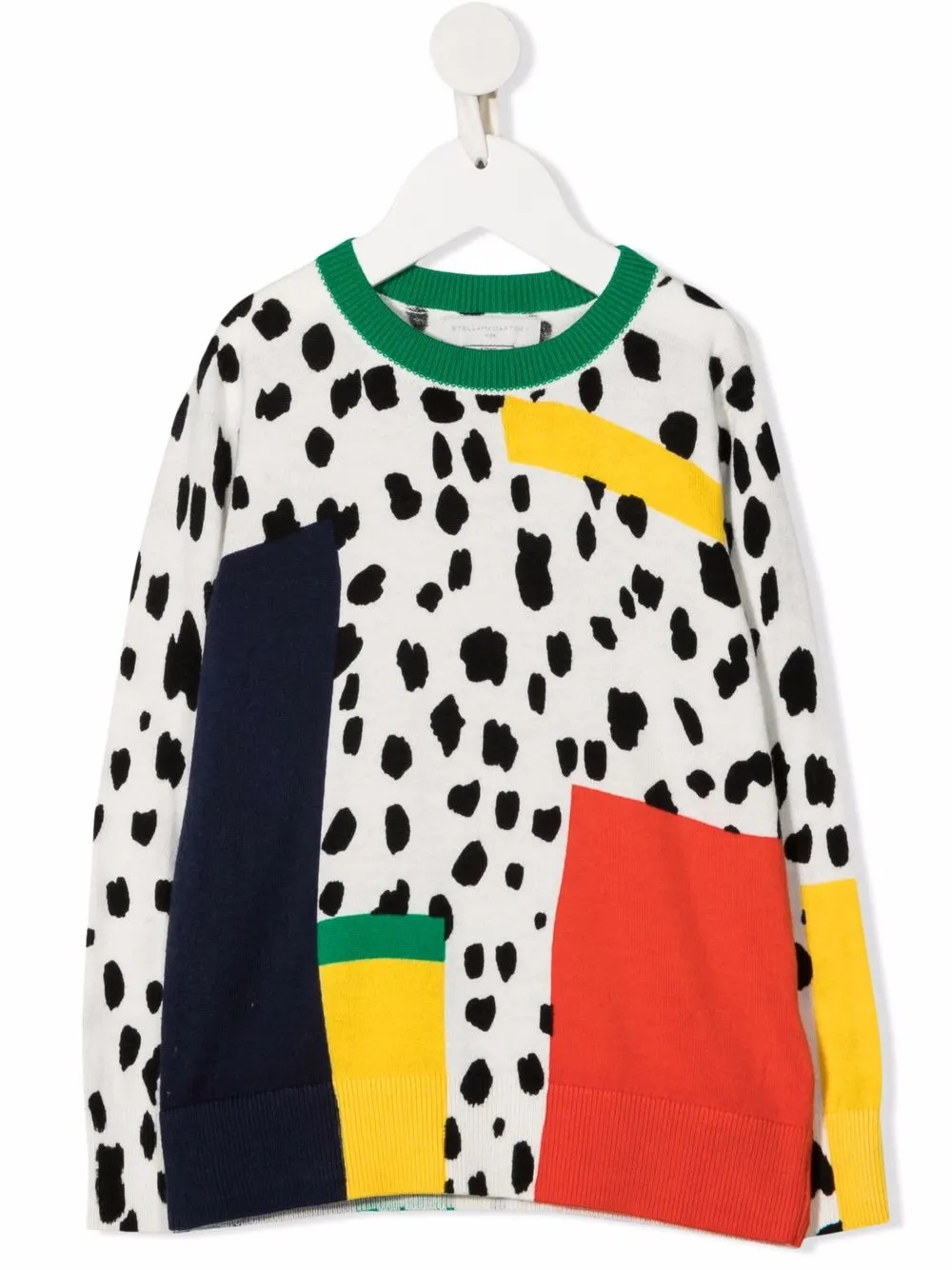 

Stella McCartney Kids sudadera con estampado Dalmatian Spots - Blanco