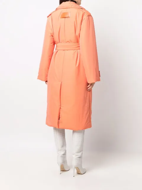 msgm denim trench coat