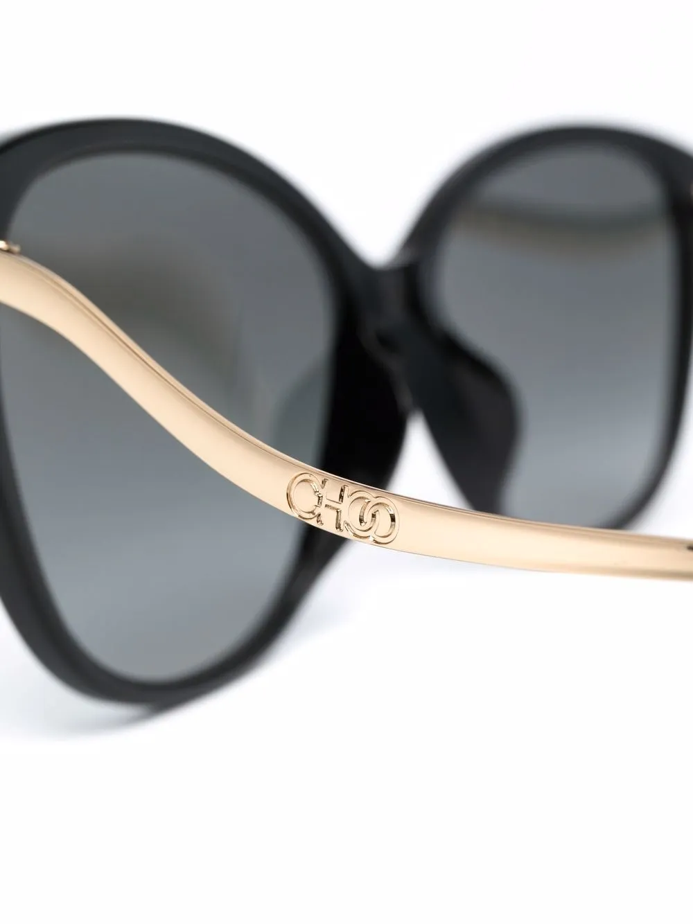 фото Jimmy choo eyewear солнцезащитные очки в оправе 'кошачий глаз'