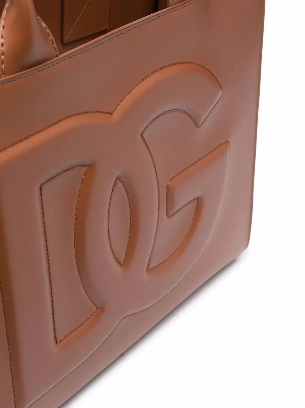 фото Dolce & gabbana сумка-тоут с тисненым логотипом