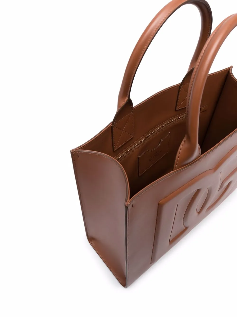 фото Dolce & gabbana сумка-тоут с тисненым логотипом