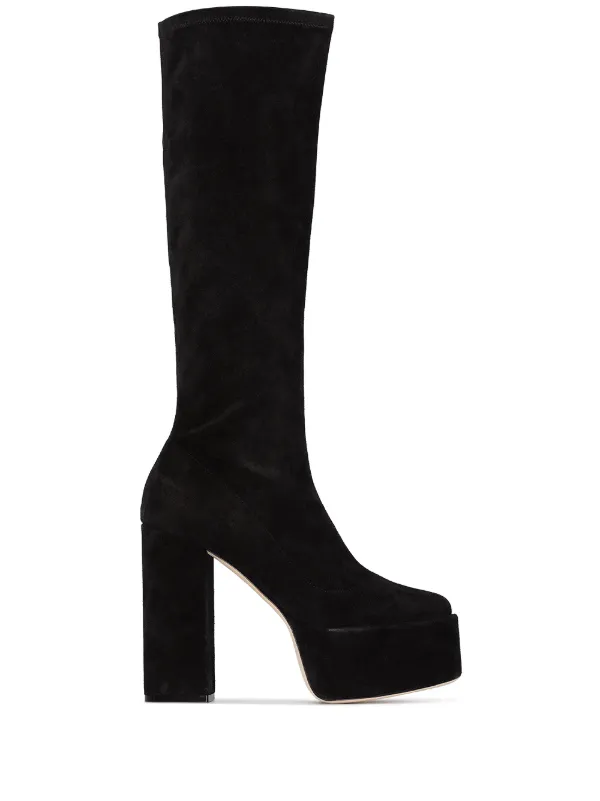 platform long boots