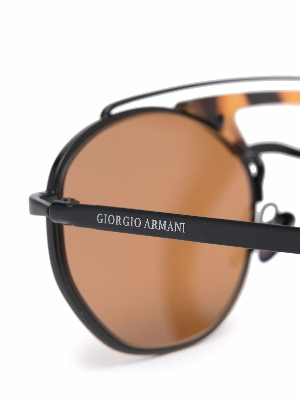 фото Giorgio armani солнцезащитные очки в круглой оправе