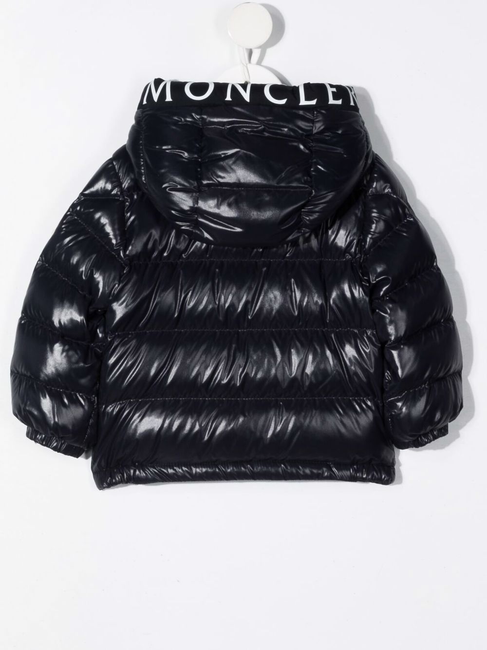 фото Moncler enfant пуховик с капюшоном