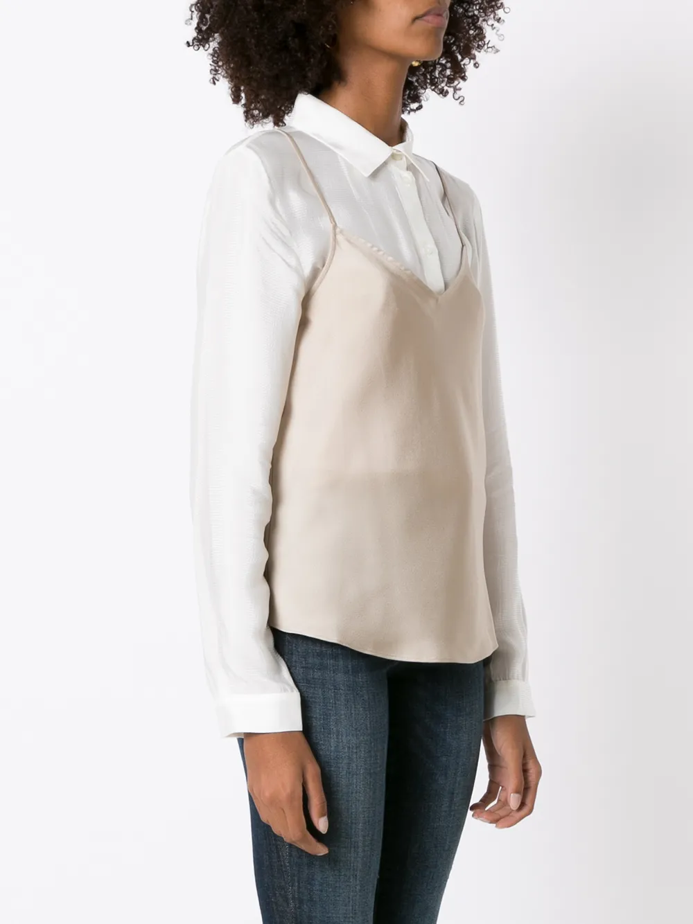  Armani Exchange Klassisches Camisole Top   Nude 