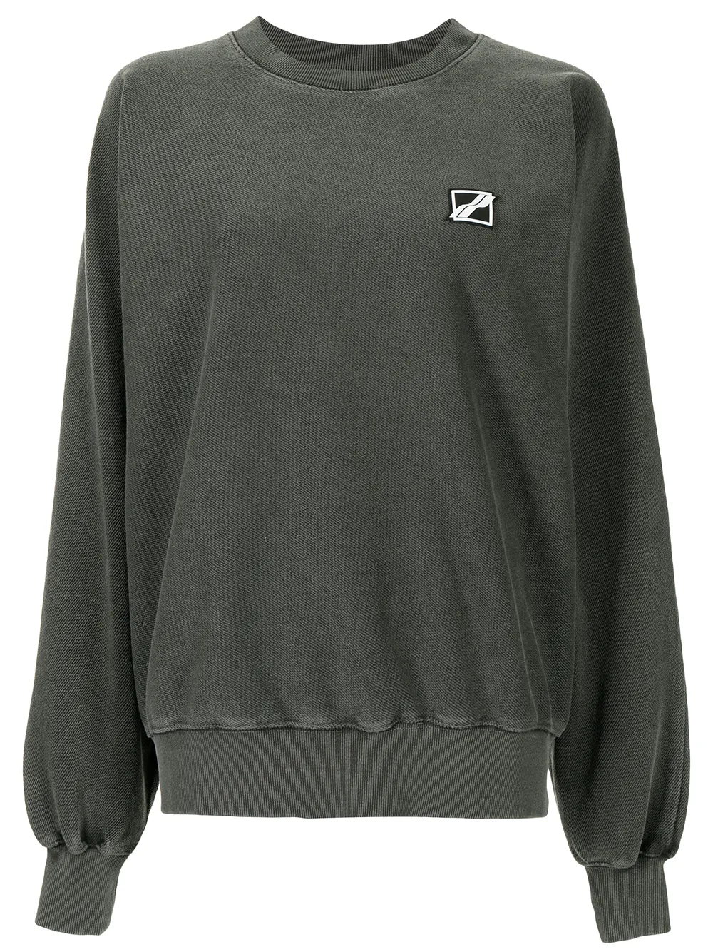 

We11done sudadera con parche del logo - Gris