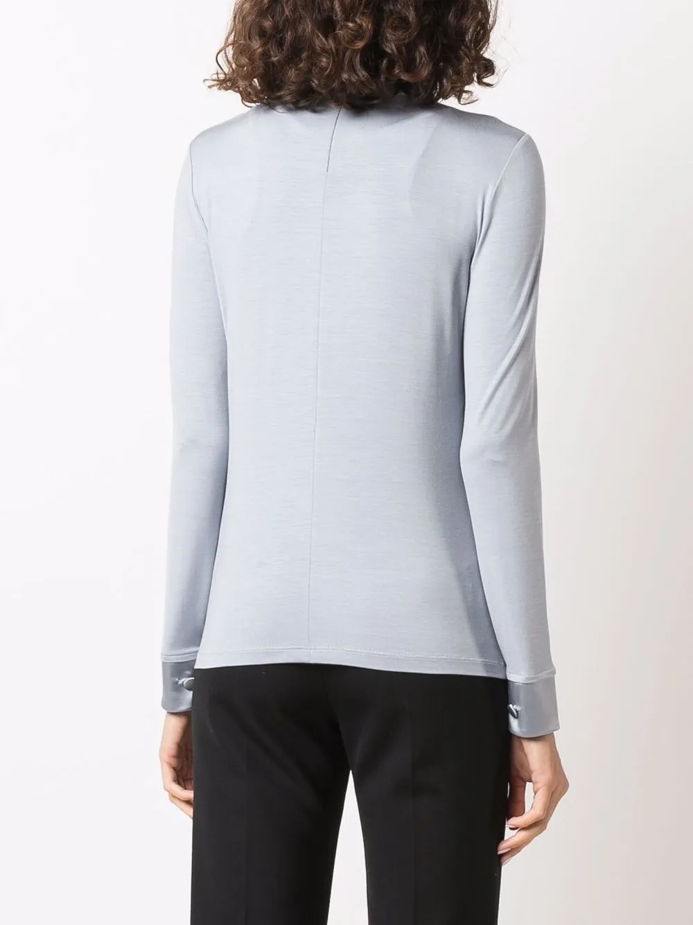 фото Emporio armani топ асимметричного кроя