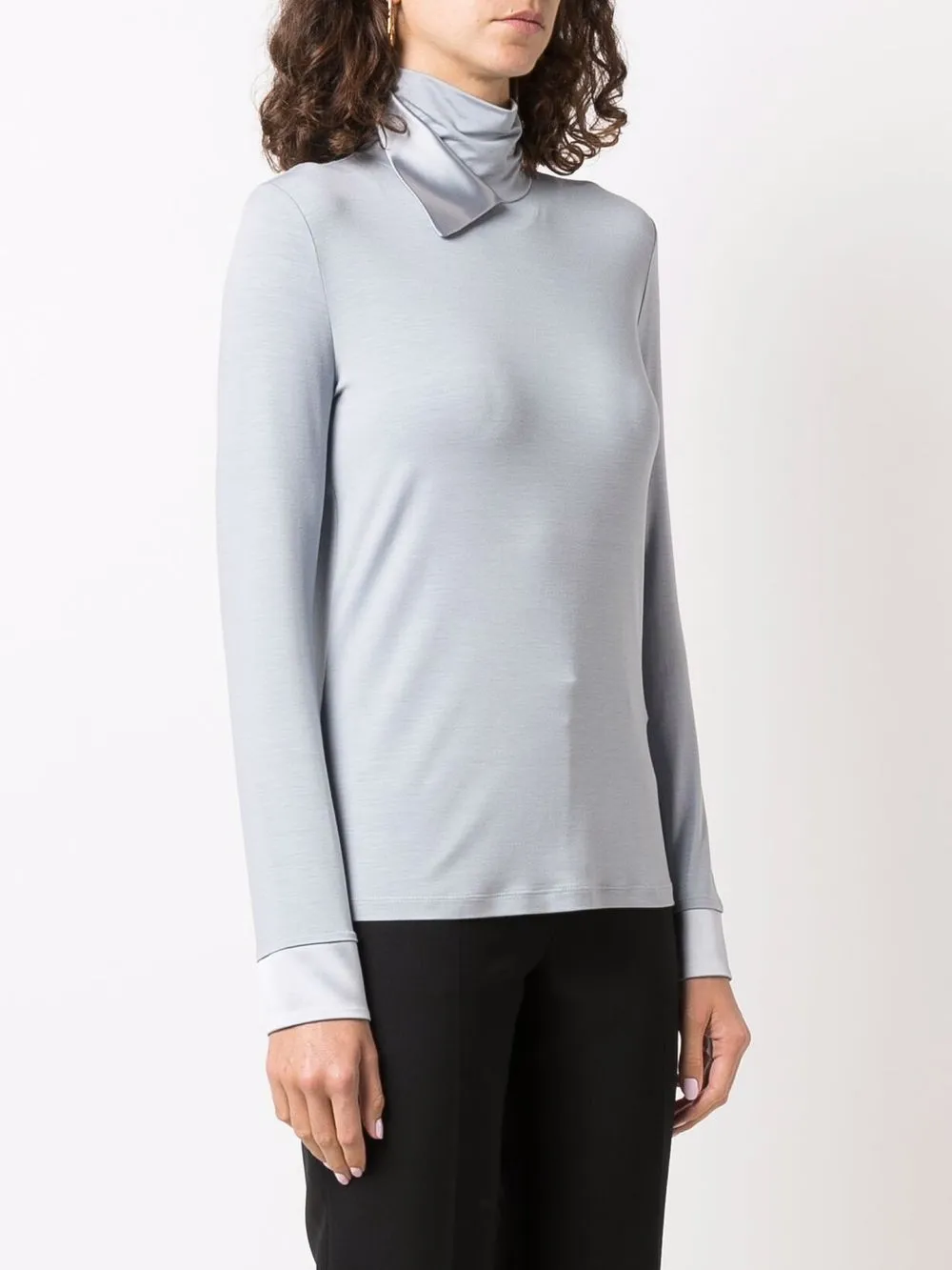 фото Emporio armani топ асимметричного кроя