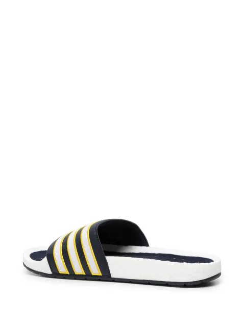 Adidas Stripe Print Slides - Farfetch