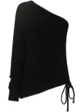 RTA Athena one-shoulder top - Black