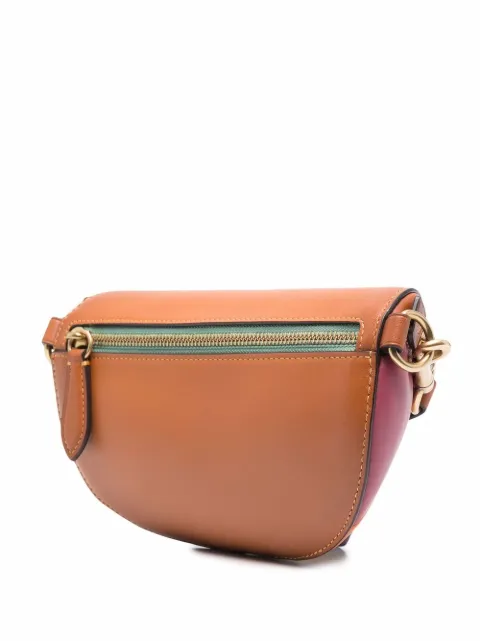 bethany belt bolsa in rainbow signature canvas