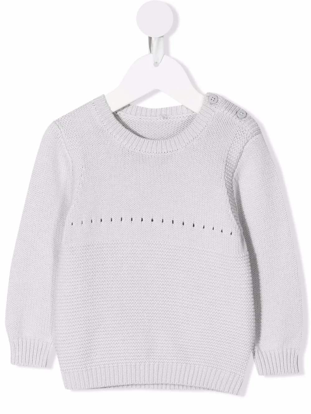 

Stella McCartney Kids suéter con motivo de dálmata en intarsia - Gris