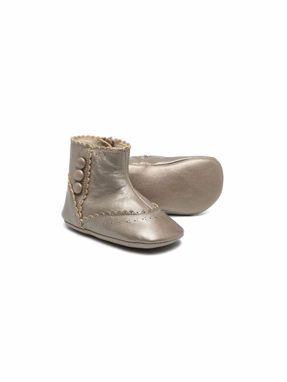 Pèpè metallic-effect ankle boots | Image 2