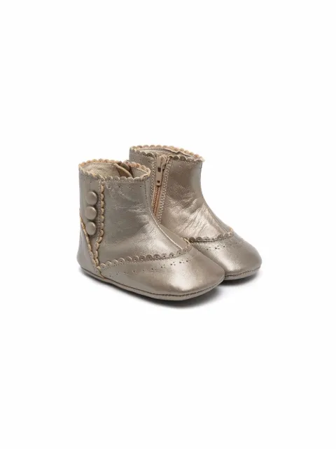 Pèpè metallic-effect ankle boots