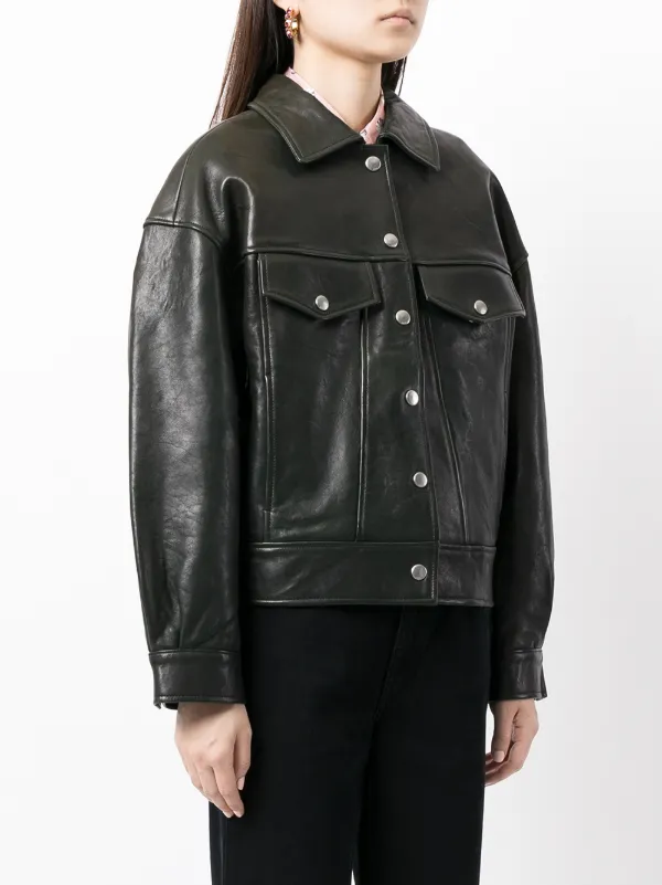 ymc leather jacket