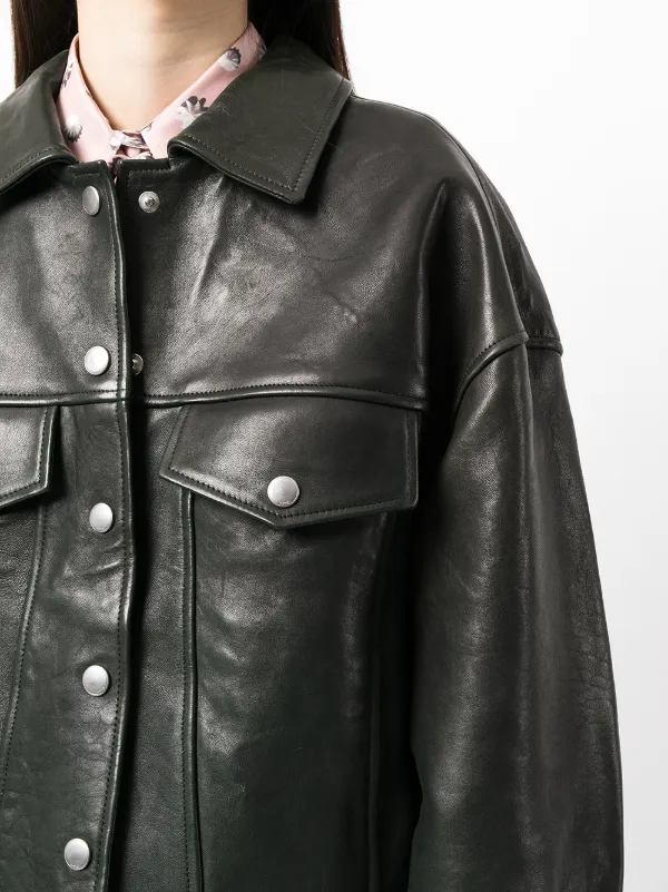 ymc leather jacket
