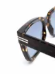 Marc Jacobs Eyewear tortoiseshell-effect oversize-frame sunglasses