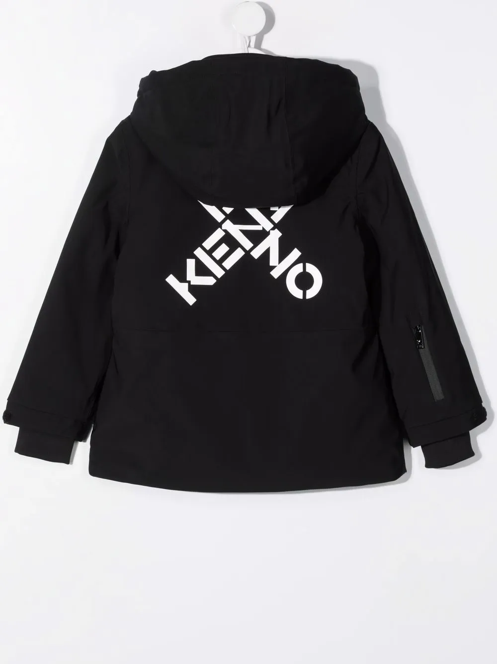 фото Kenzo kids куртка с капюшоном и логотипом