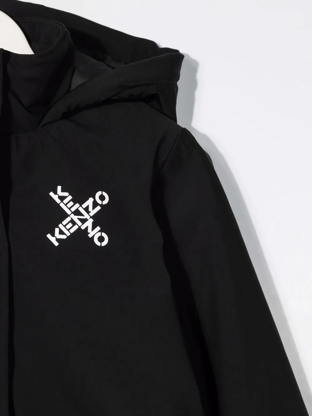 фото Kenzo kids куртка с капюшоном и логотипом