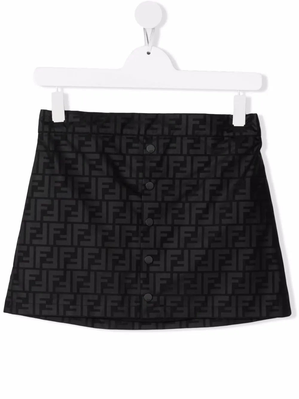 Fendi Kids юбка с логотипом FF