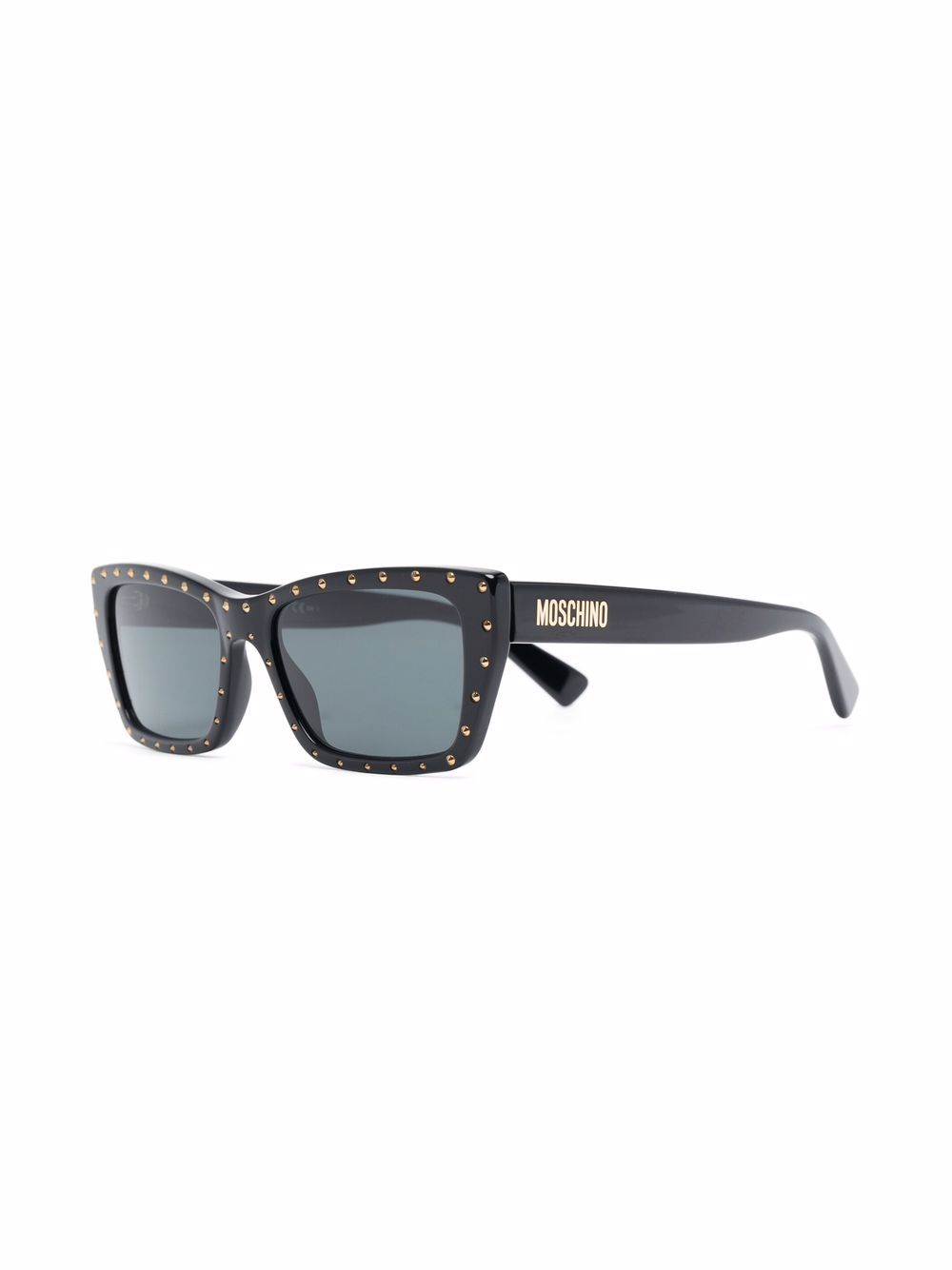 Moschino Eyewear Zonnebril met vierkant montuur - Zwart