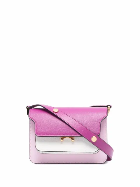 Marni concertina leather shoulder bag