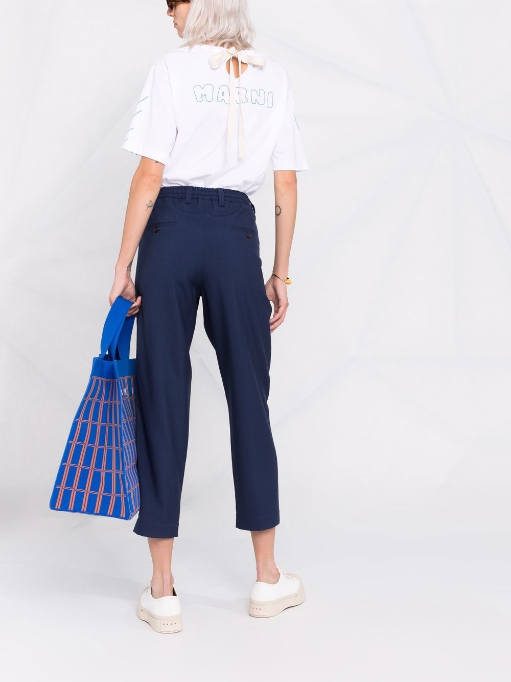 Affordable Marni cropped-leg chinos Women