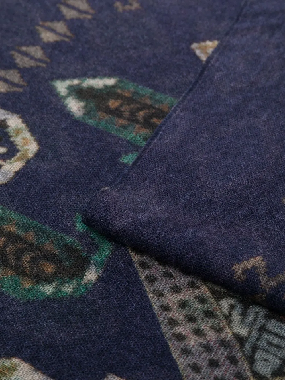 фото Etro трикотажный шарф с узором