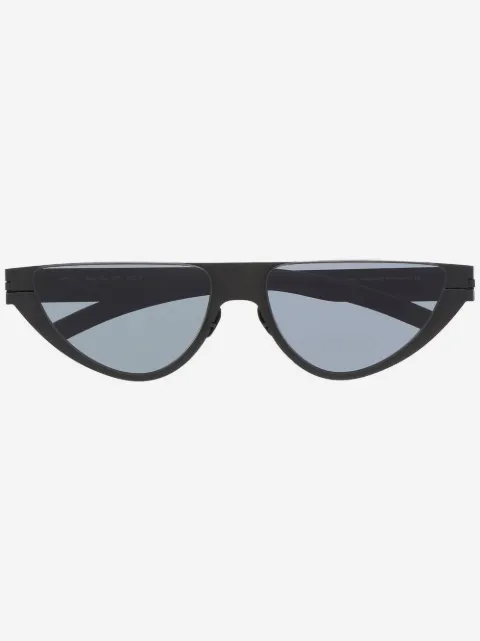 Mykita lentes de sol con armazón curva