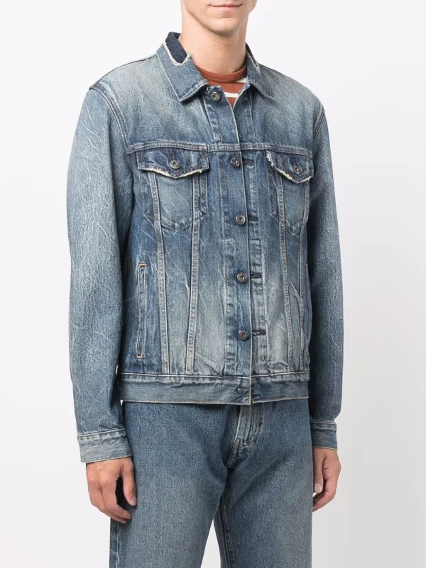 levi's washed denim jacket