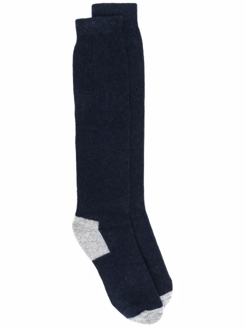 Fedeli contrasting-panel socks