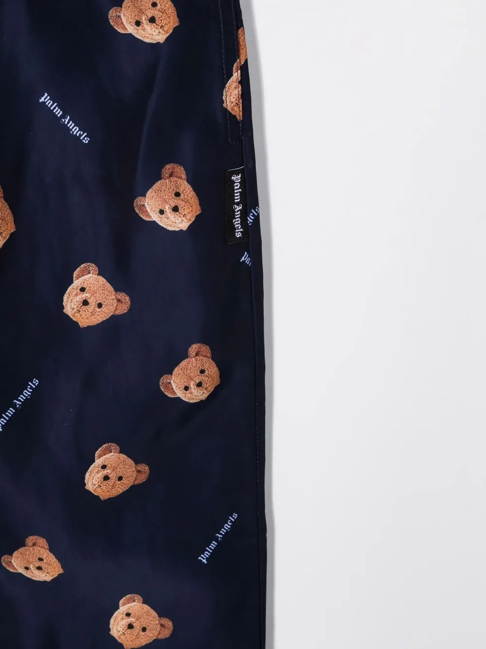  Palm Angels Kids Jogginghose Mit Teddy Print   Blau 