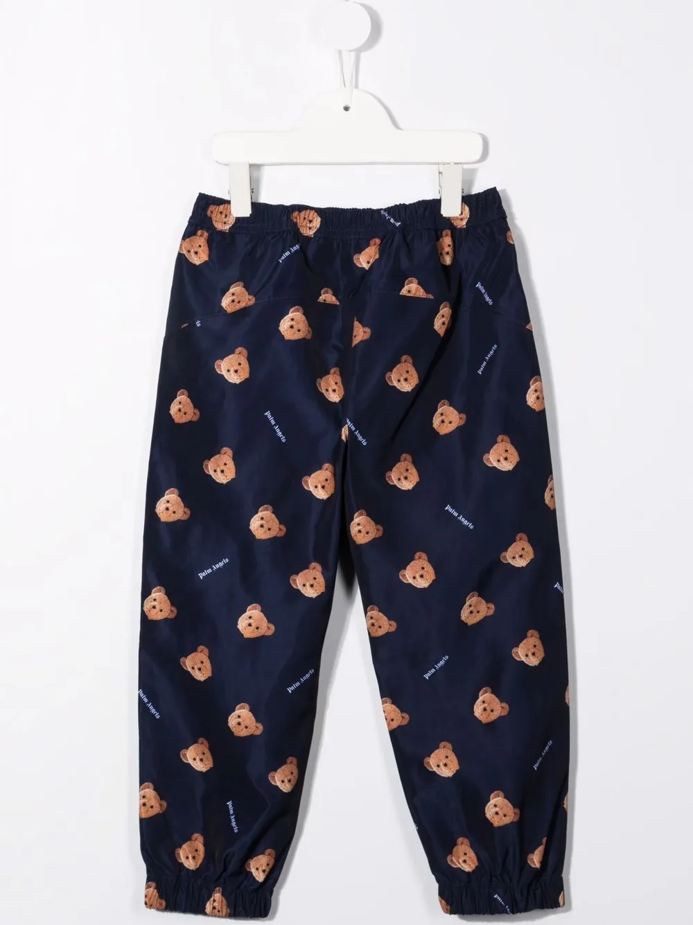  Palm Angels Kids Jogginghose Mit Teddy Print   Blau 