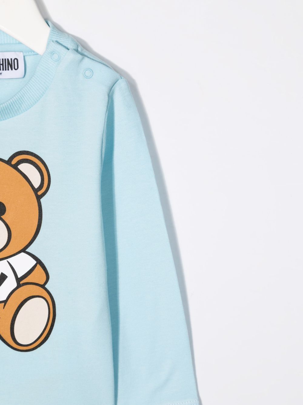 фото Moschino kids топ с длинными рукавами и логотипом