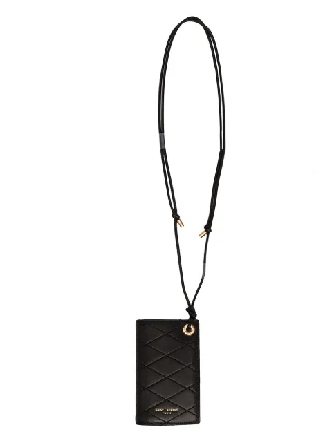 ysl lanyard card holder