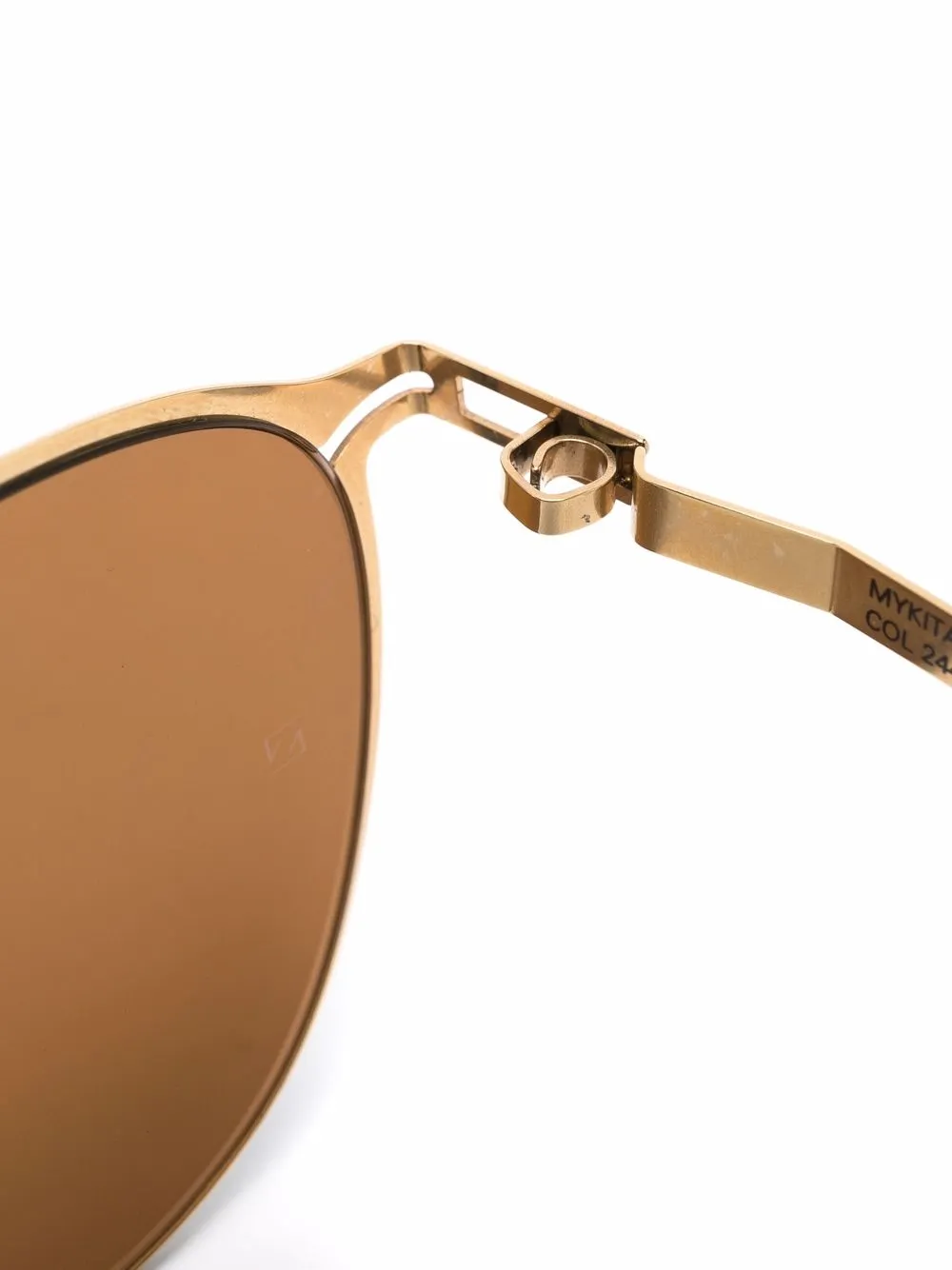 фото Mykita солнцезащитные очки clove в овальной оправе