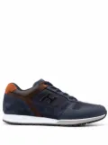 Hogan panelled-leather sneakers - Blue