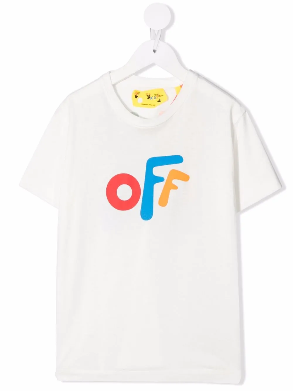 Off-White Kids футболка из органического хлопка с логотипом 12586₽