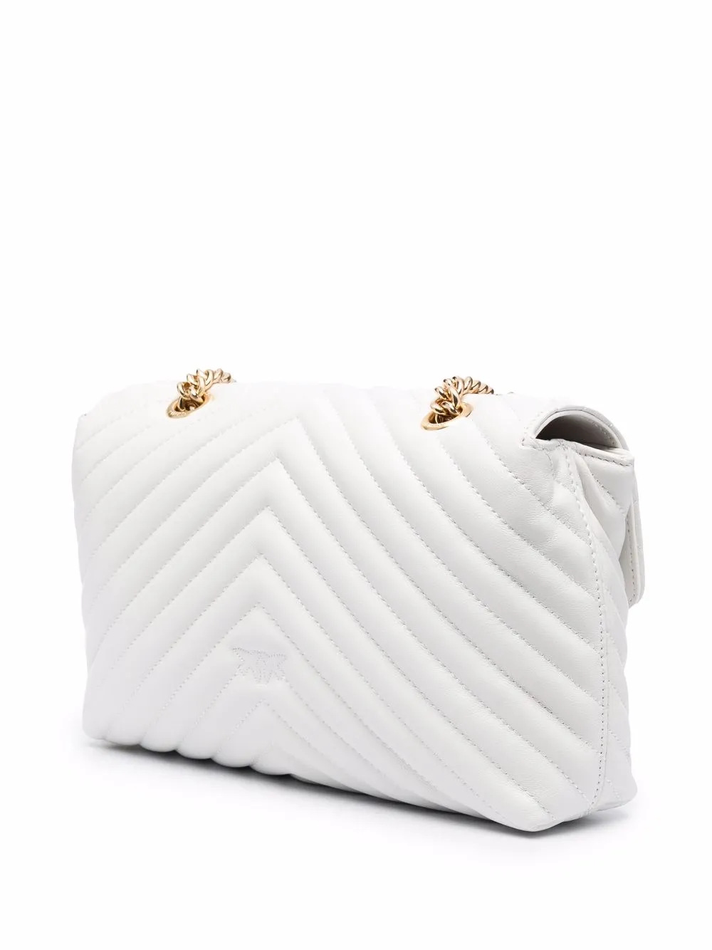 фото Pinko стеганая сумка-сэтчел с логотипом