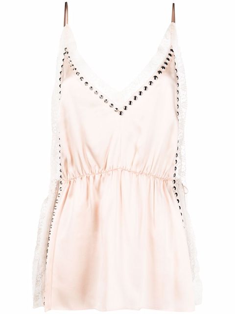 Miu Miu stud-detail blouse