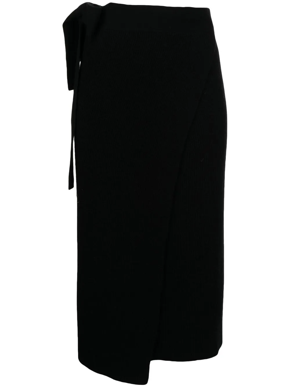 

Cashmere In Love Lucy side-tie midi skirt - Black