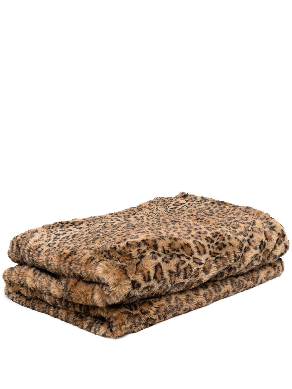 Apparis Brady Faux-fur Blanket In Brown