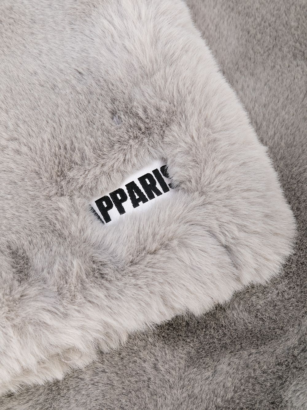 Shop Apparis Brenn Faux Fur Pillowcase In Grey