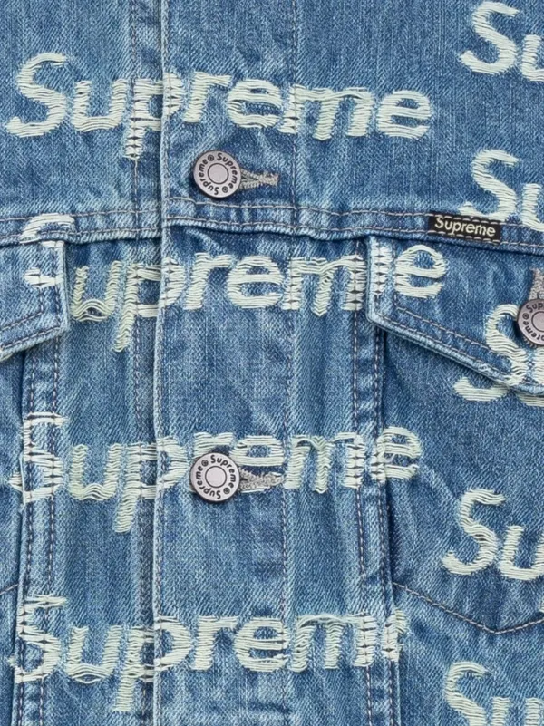 supreme frayed jacket