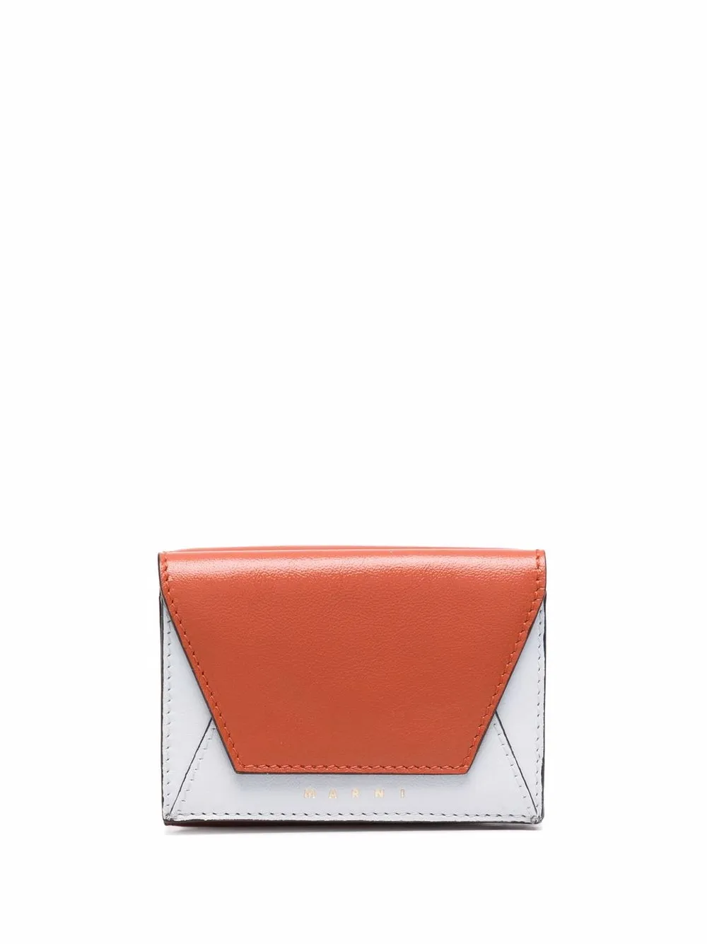 

Marni colour-block tri-fold wallet - Orange