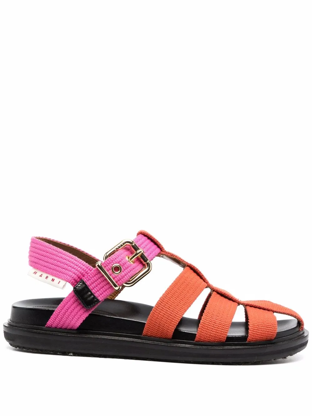 

Marni sandalias Fussbett - Naranja